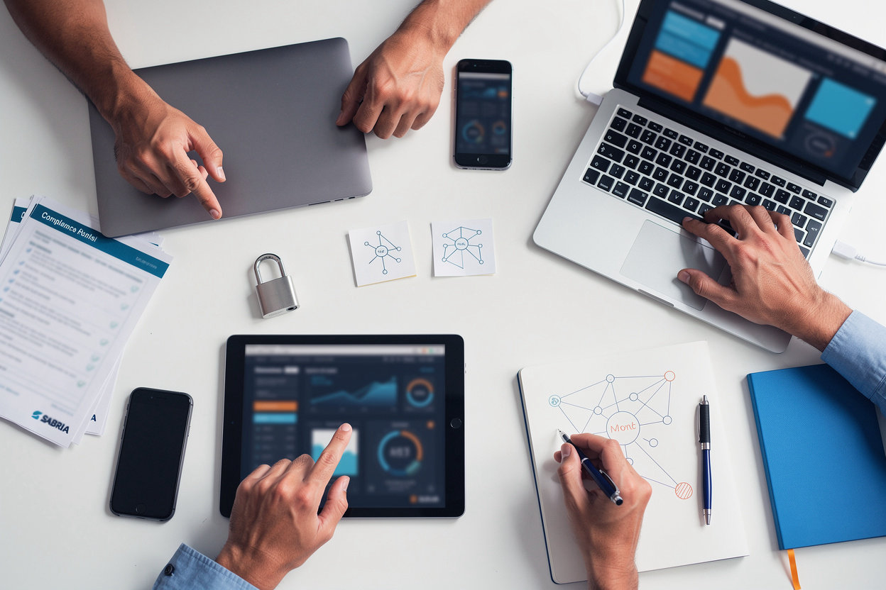Sabria cybersecurity team providing expert protection and monitoring for New York businesses
